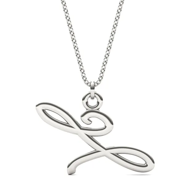 Script Initial L Pendant