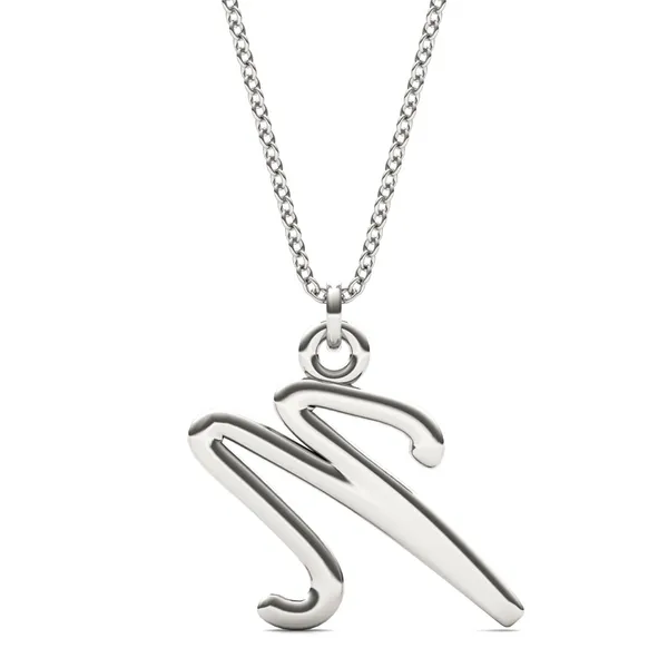 Script Initial N Pendant