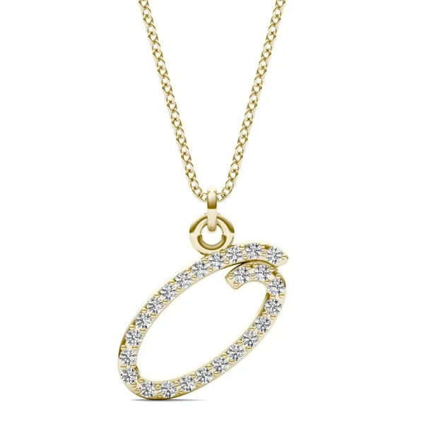 Script Initial O Pendant