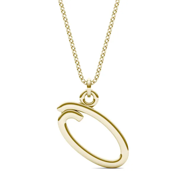Script Initial O Pendant