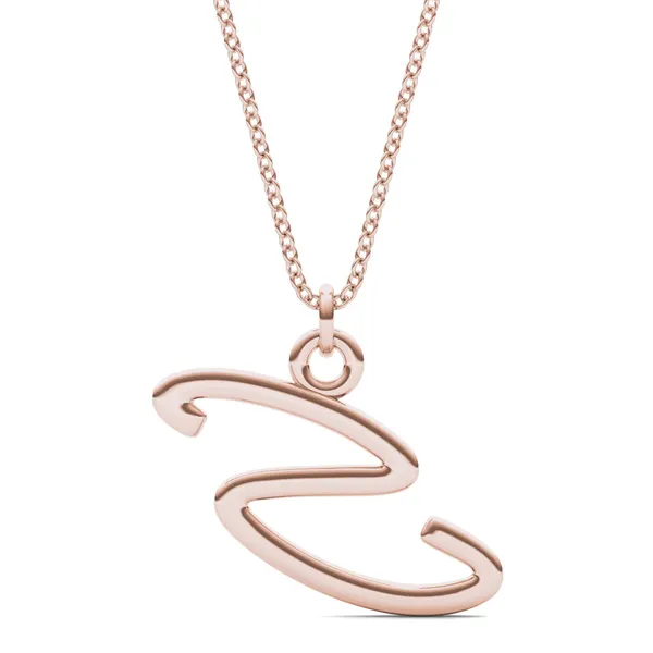 Script Initial S Pendant