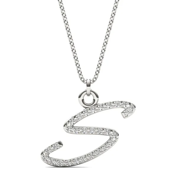 Script Initial S Pendant