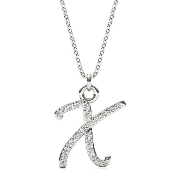 Script Initial X Pendant