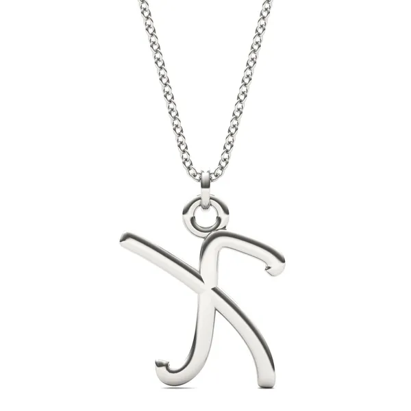 Script Initial X Pendant