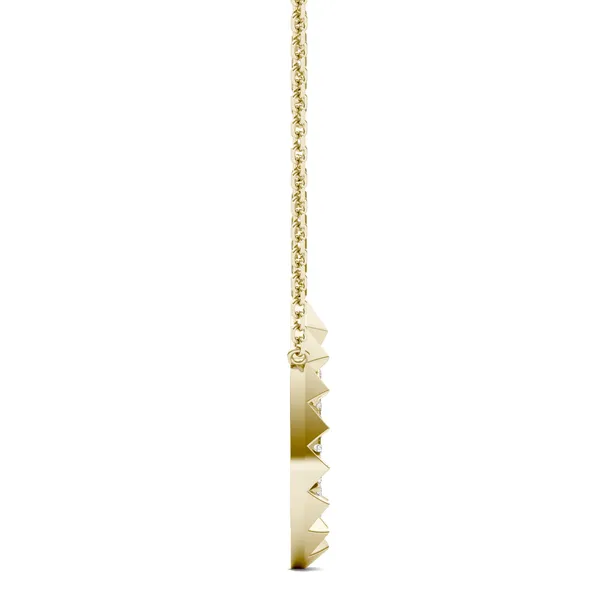 Solo Teardrop Ouro Pendant