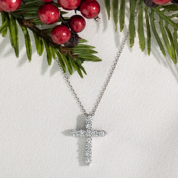 Simple Slide Cross Pendant