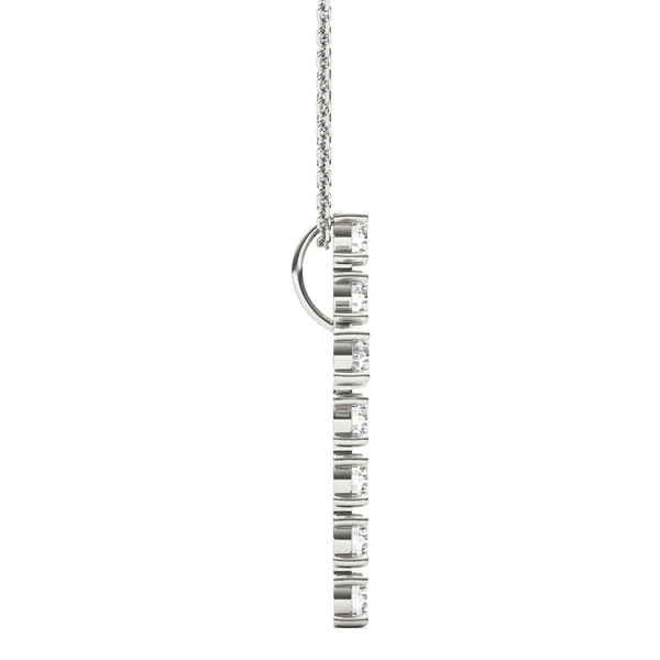 Scalloped Basket Cross Pendant