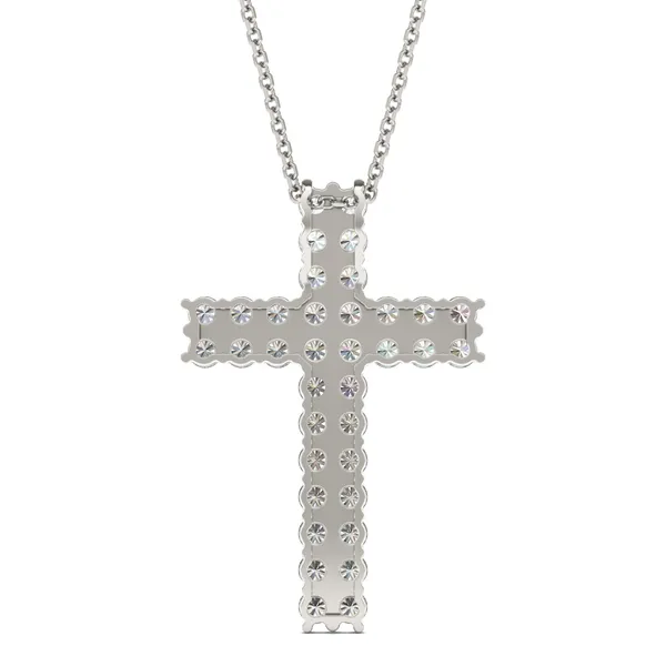 Double Row Cross Pendant