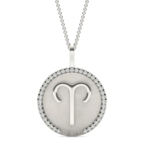 Petite Aries Zodiac Pendant