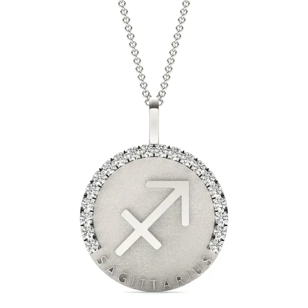 Bold Sagittarius Zodiac Pendant