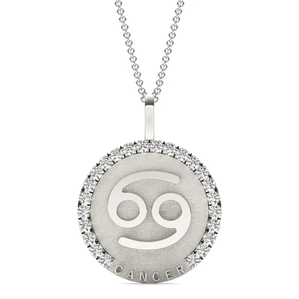 Bold Cancer Zodiac Pendant