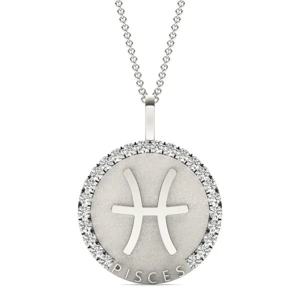 Bold Pisces Zodiac Pendant