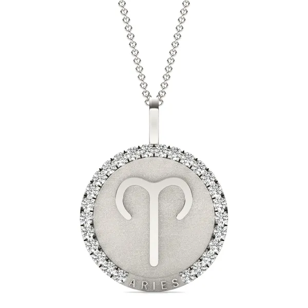 Bold Aries Zodiac Pendant