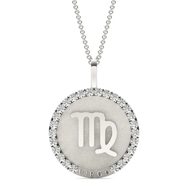 Bold Virgo Zodiac Pendant