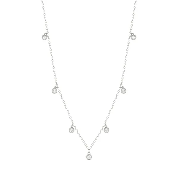 Dewdrop Station Necklace