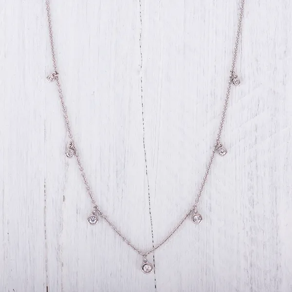 Dewdrop Station Necklace