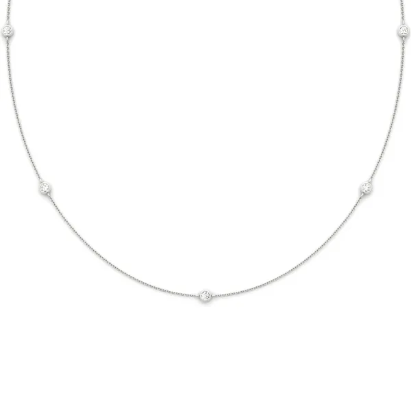 Five-Stone Petite Station Necklace