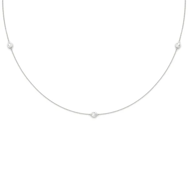 Five-Stone Classic Station Necklace