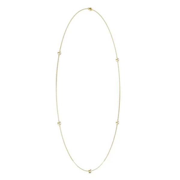Five-Stone Classic Station Necklace
