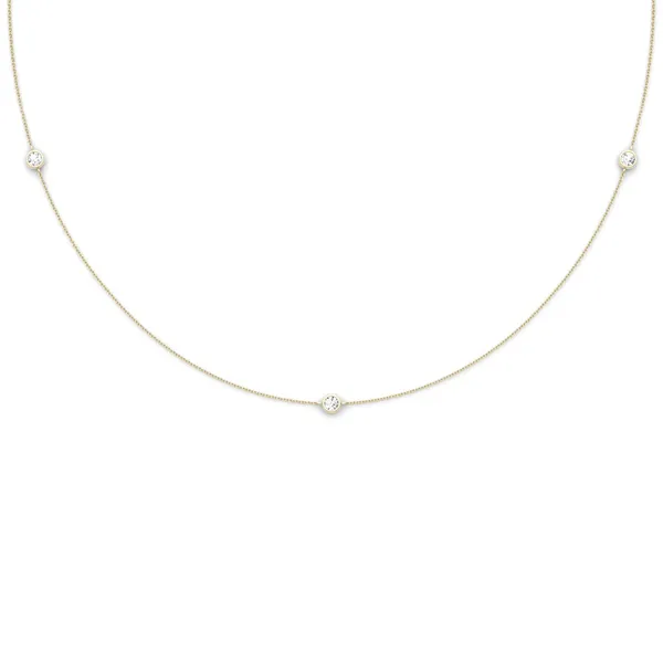 Five-Stone Classic Station Necklace