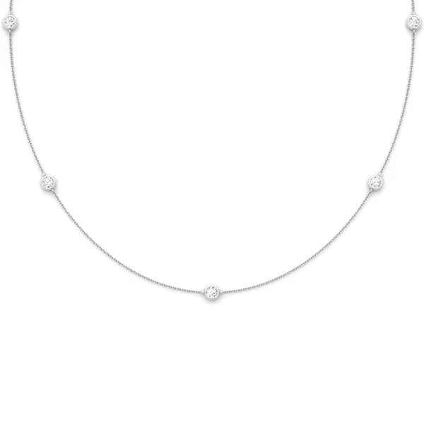 Five-Stone Classic Station Necklace