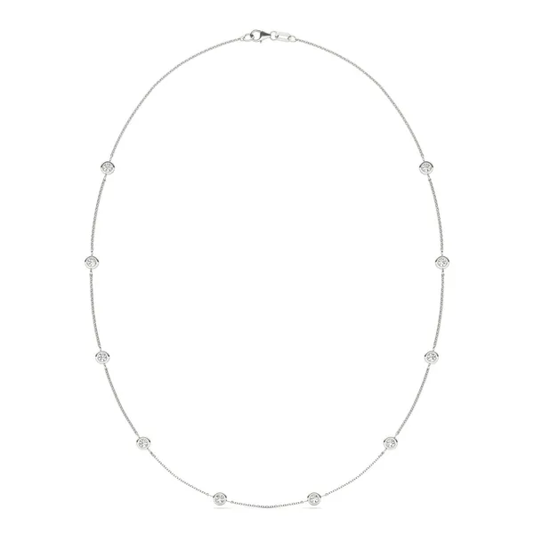 Ten-Stone Classic Station Necklace