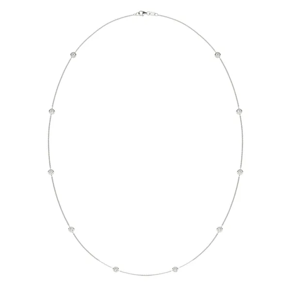 Ten-Stone Classic Station Necklace