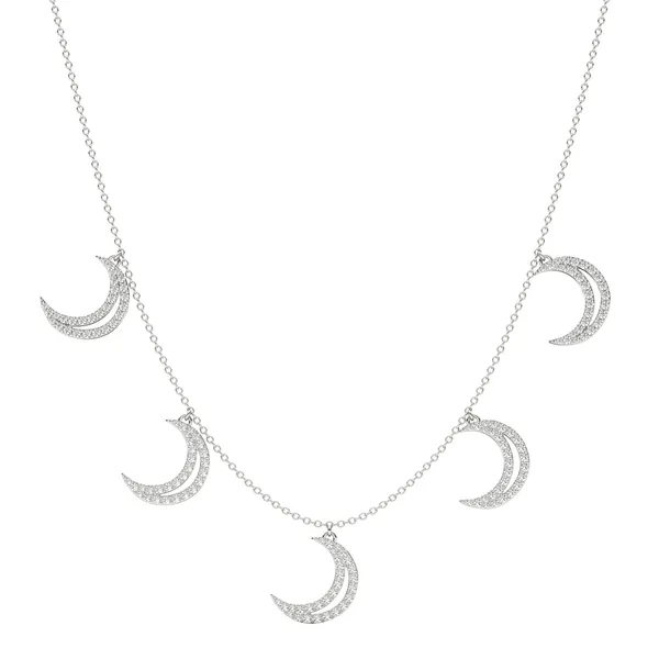 Dancing Moon Station Necklace