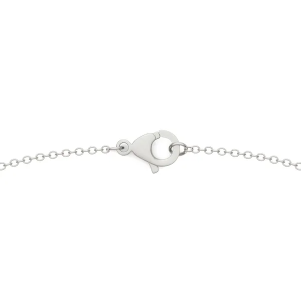 Floral Pavé Station Necklace