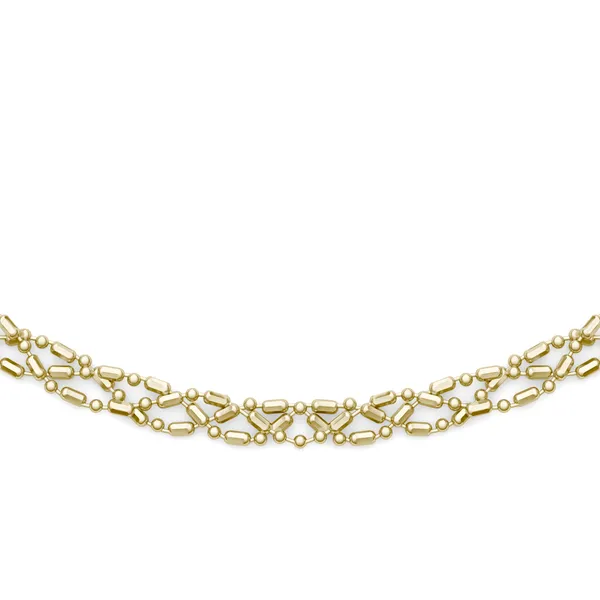 Twisted Ball 18 in. Chain Necklace