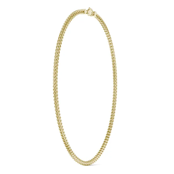 Hollow Franco 22 in. Chain Necklace 5.3mm