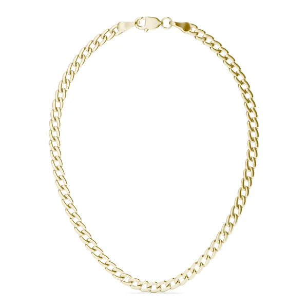 Semi-Solid Cuban Link 18 in. Chain Necklace