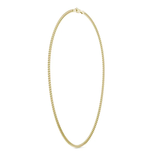 Miami Cuban Link 18 in. Chain Necklace 3.45mm