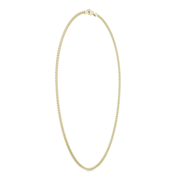 Semi-Solid Miami Cuban Link 18 in. Chain Necklace 2.2mm