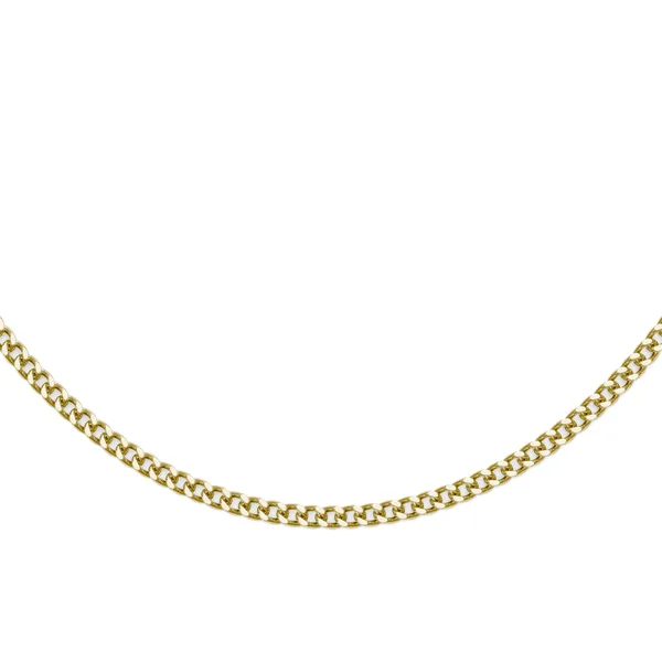 Semi-Solid Miami Cuban Link 18 in. Chain Necklace 2.2mm