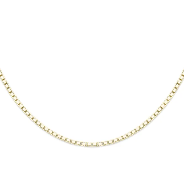 Hollow Round Box 20 in. Chain Necklace