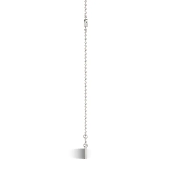 Engraved Block Name Bar Pendant