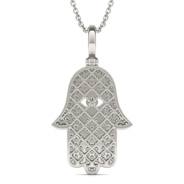 Hamsa Pendant (⅔ ct. tw.)