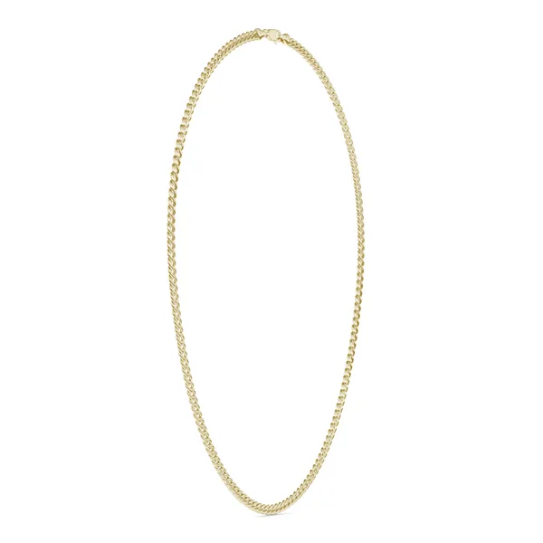 Semi-Solid Miami Cuban Link 24 in. Chain Necklace