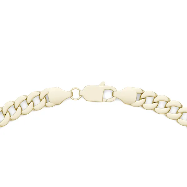 Semi-Solid Miami Cuban Link 26 in. Chain Necklace 9.3mm