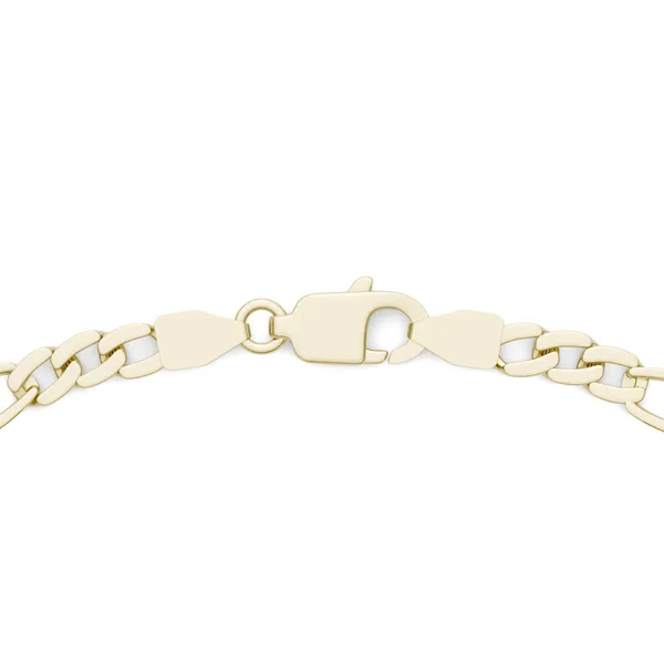 Semi-Solid Figaro Link 24 in. Chain Necklace 5.8mm