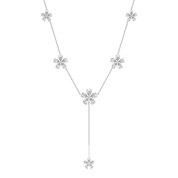 Viola Couture Lariat Necklace