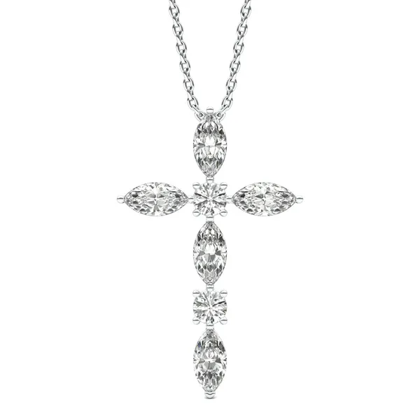 Marquise Cross Pendant