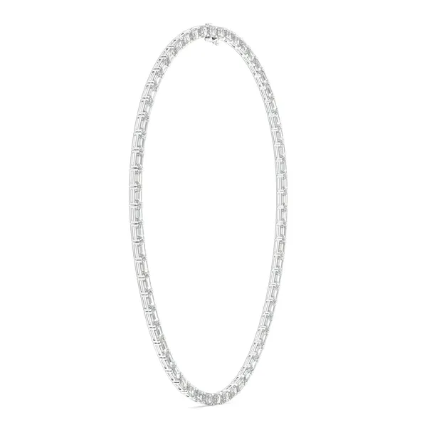 Emerald Couture East-West Bold Tennis Necklace