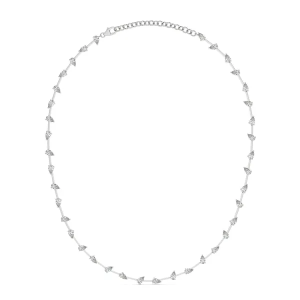 Dancing Pear Station Line Necklace