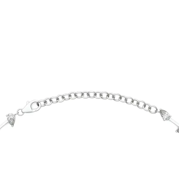 Dancing Pear Station Line Necklace