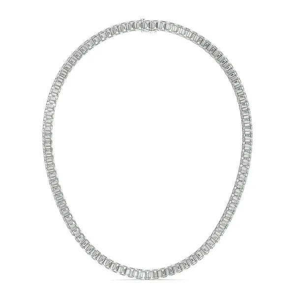 Emerald Couture 18 In. Tennis Necklace