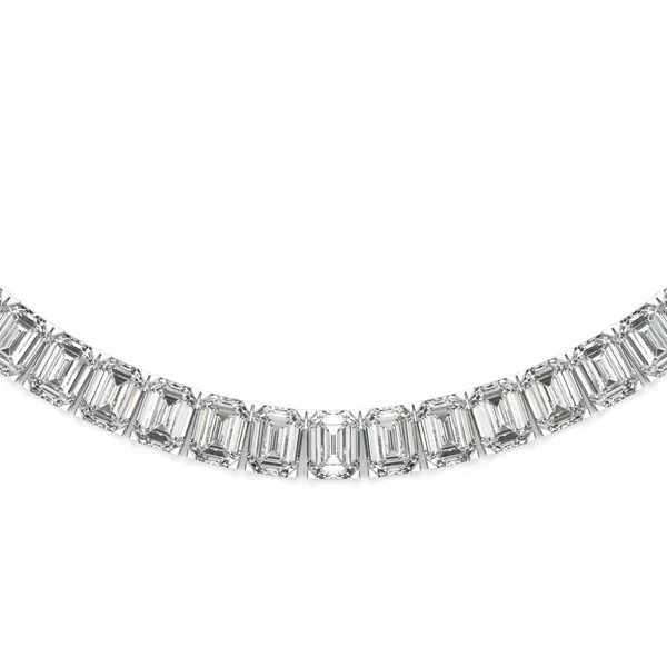 Emerald Couture 18 In. Tennis Necklace