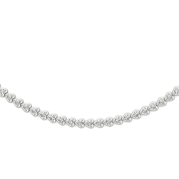 Eternal Heart Tennis Necklace