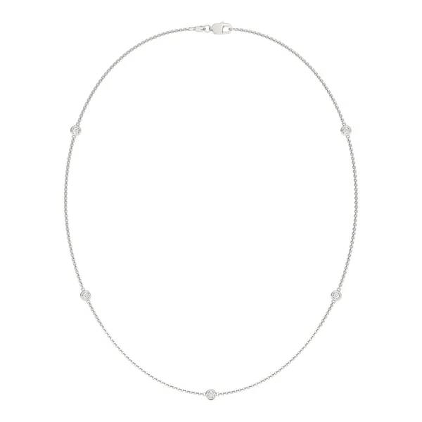 Linea Five-Stone Station Necklace
